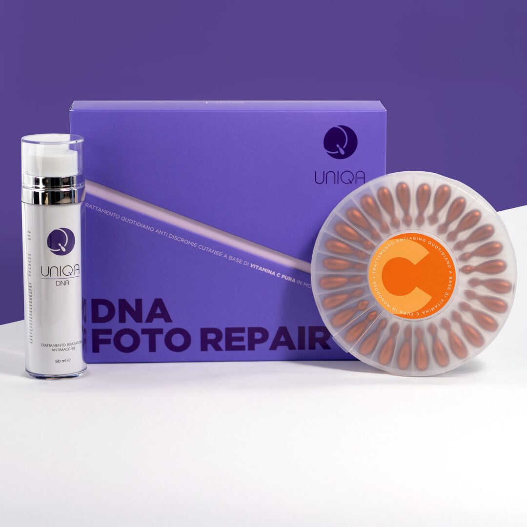 UNIQA FOTO REPAIR_Cofanetto Vitamina C + DNA